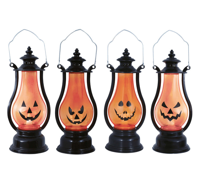 Halloween Tischdekoration Laterne Kürbis 16cm