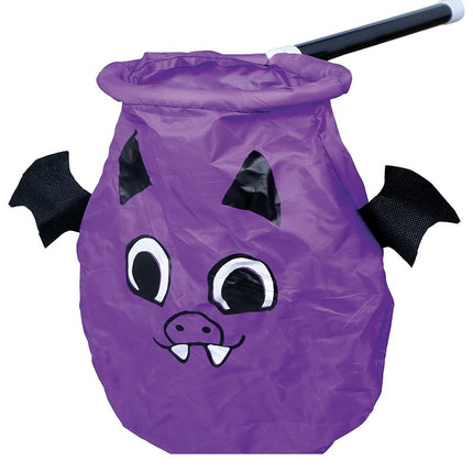 Lila Halloween Süßigkeiten Tasche Fledermaus