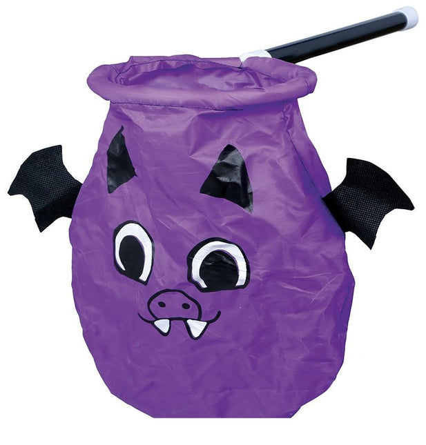 Lila Halloween Süßigkeiten Tasche Fledermaus