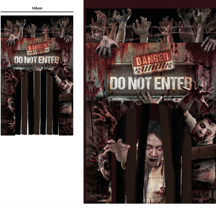 Halloween Türvorhang Dont Enter 2.45m