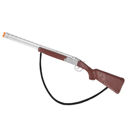 Zilveren Nep Pistool Ranger 68cm