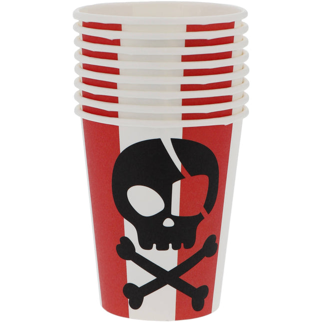 Piraten Becher 250ml 8Stk