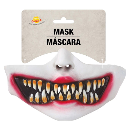 Halloween Halbmaske Clown Gesicht