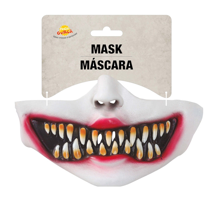 Halloween Halbmaske Clown Gesicht