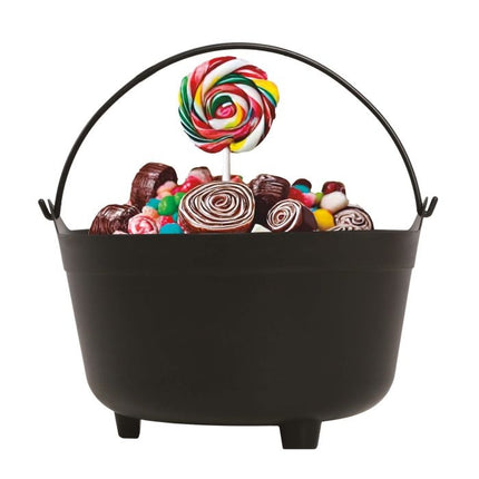 Halloween Kessel Schwarz 32cm