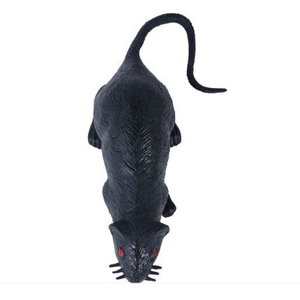 Halloween Ratte Schwarz 15cm