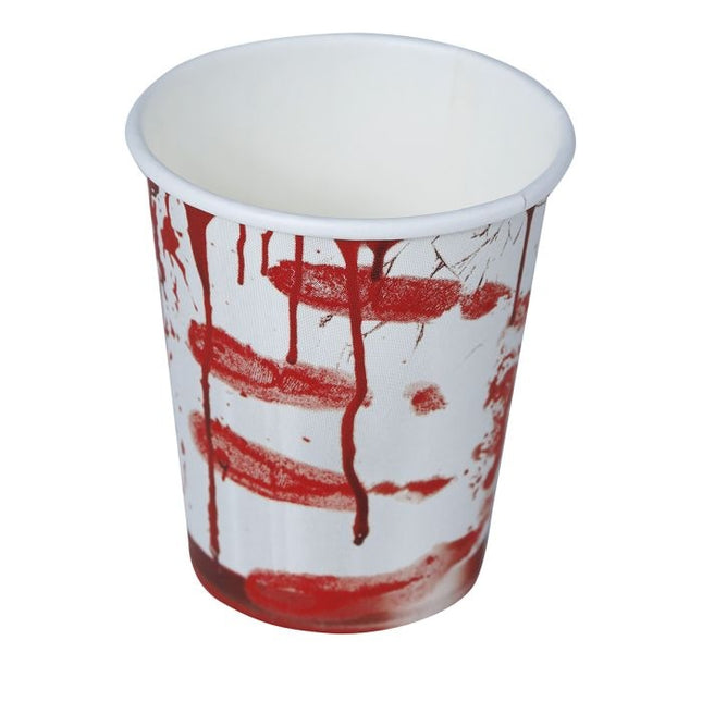 Halloween Blutige Becher 200ml 6 Stk.