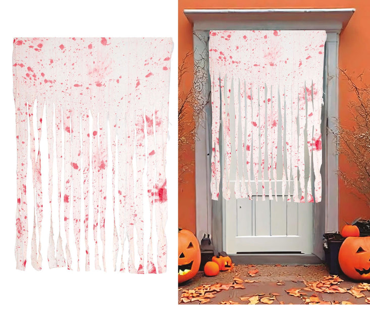 Halloween Blutiger Vorhang 1,5m