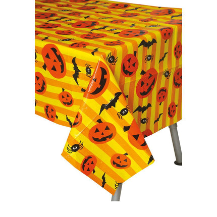Halloween Kürbis Tischtuch 2.74m