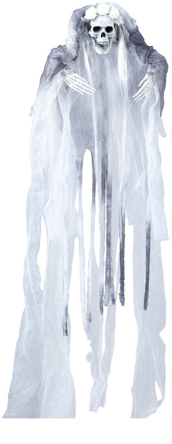 Halloween Puppe Skelett-Braut 70cm