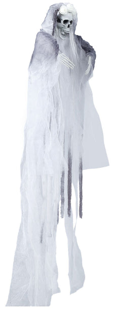 Halloween Puppe Skelett-Braut 70cm