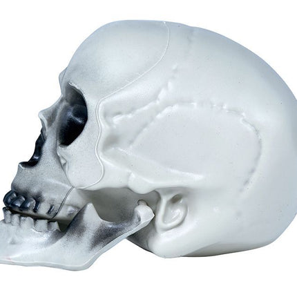 Halloween Totenkopf Grau 20cm