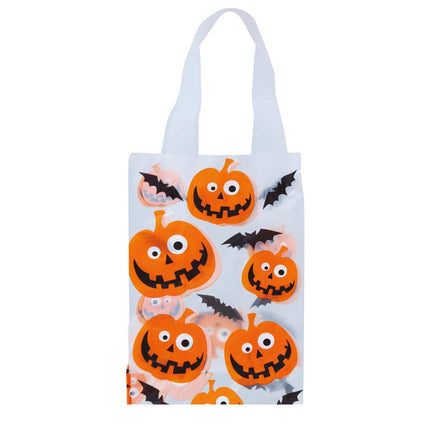 Halloween Taschen Kürbis 14x30cm 6 Stk.