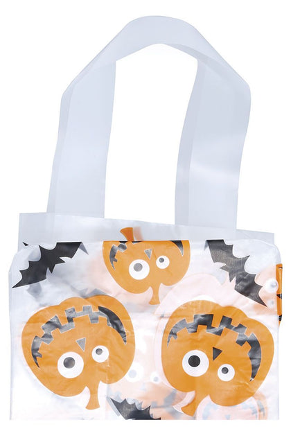 Halloween Taschen Kürbis 14x30cm 6 Stk.