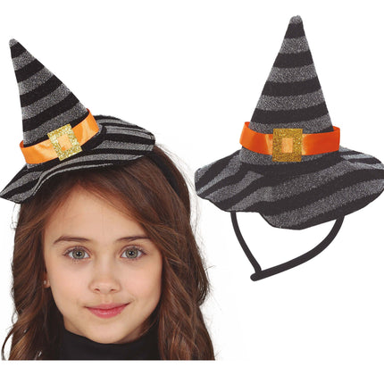 Halloween Tiara Hexenhut Kind