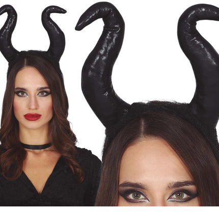 Halloween Tiara Hohe Hörner
