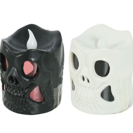 Halloween Totenkopf Laterne Led 6cm