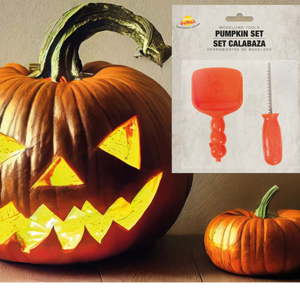 Halloween Werkzeuge für Kürbisse