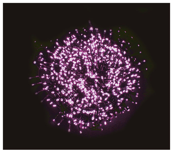 Halloween LED Girlande Flieder 144 Lichter