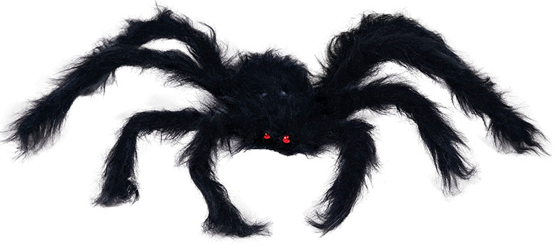 Schwarze Fake Spinne 1,25m