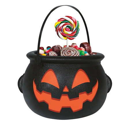 Halloween Hexenkessel Kürbis 20cm