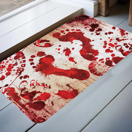 Halloween Fußmatte Blutige Fußstapfen 60cm