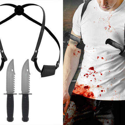Schwarze Holstermesser 3 Stück