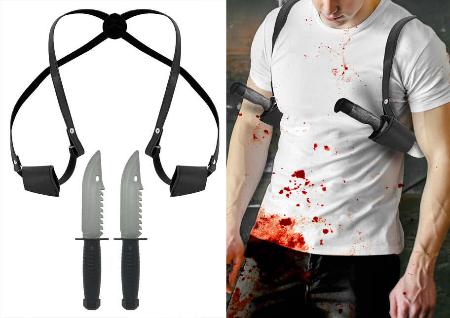 Schwarze Holstermesser 3 Stück