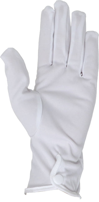 Weiße Handschuhe Polyester 24cm