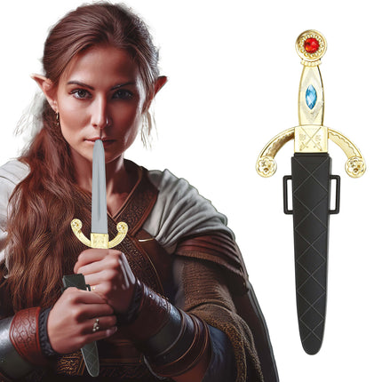 Gold Silber Fake Schwert 26cm