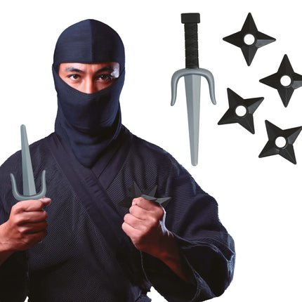 ninja set 5-tlg. schwarz