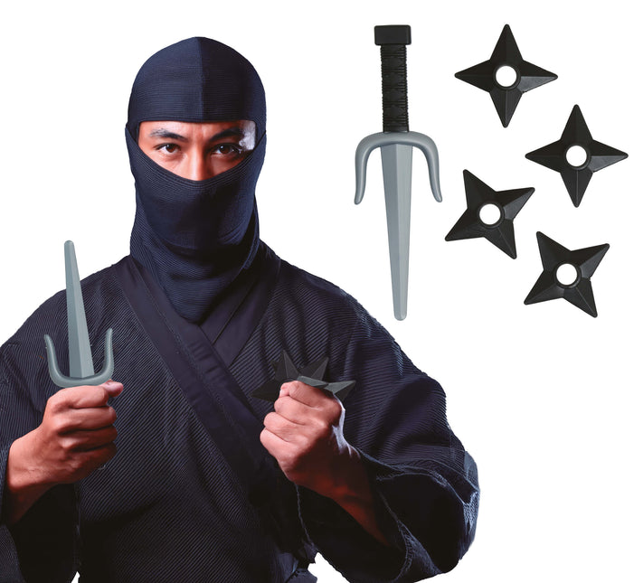 ninja set 5-tlg. schwarz