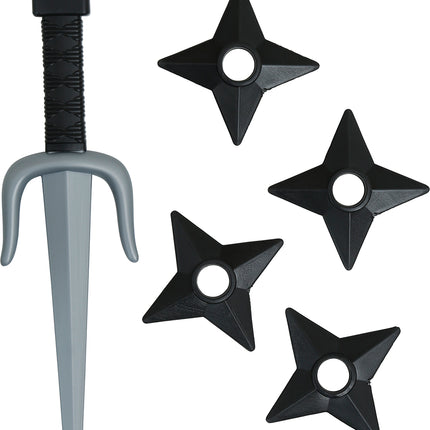 ninja set 5-tlg. schwarz