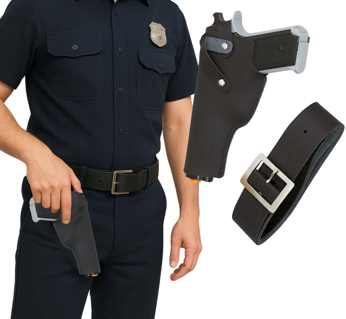 Pistole mit Holster 22cm