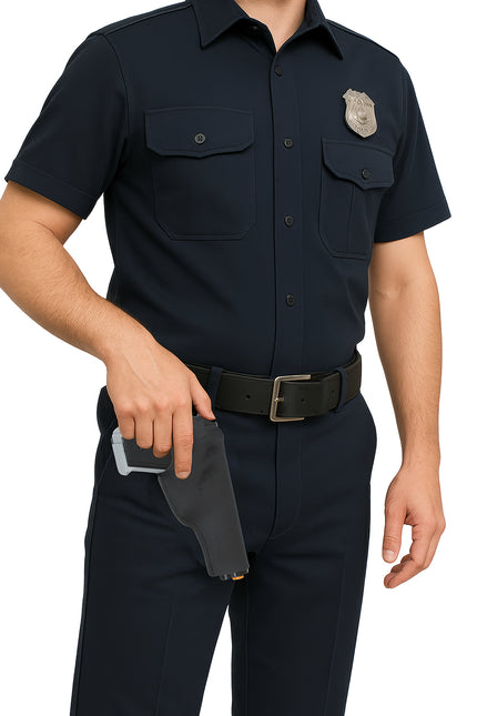 Pistole mit Holster 22cm