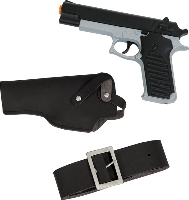 Pistole mit Holster 22cm