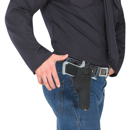 Pistole mit Holster 22cm