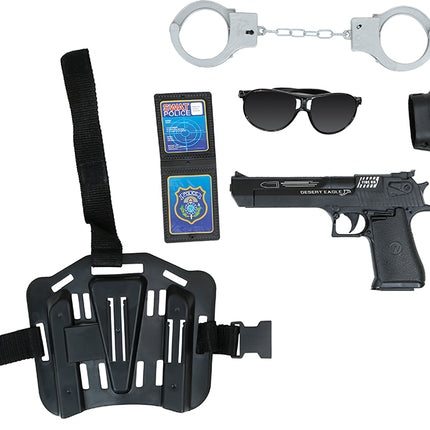 Polizei Kostüm Set 6 Teile