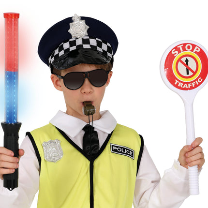 Polizei Kostüm Set Verkehr 5 Teile