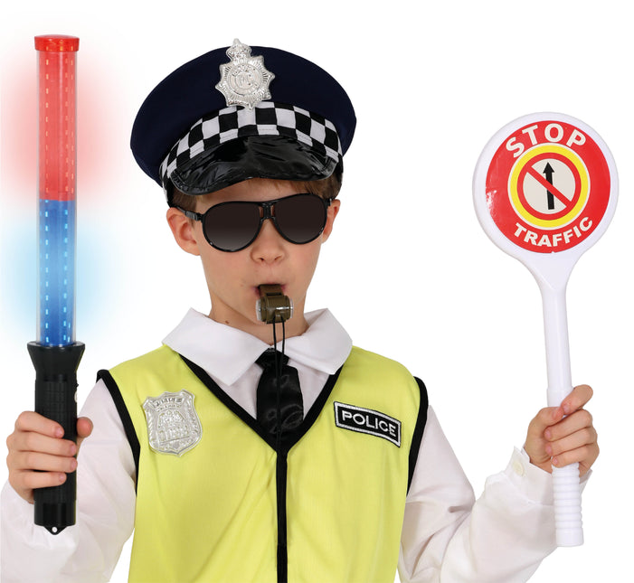 Polizei Kostüm Set Verkehr 5 Teile