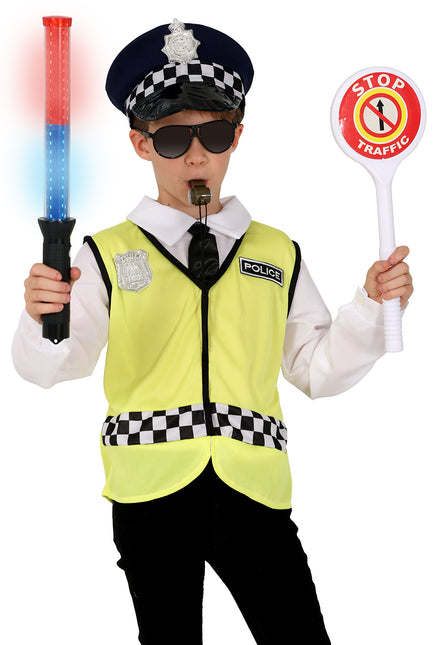 Polizei Kostüm Set Verkehr 5 Teile