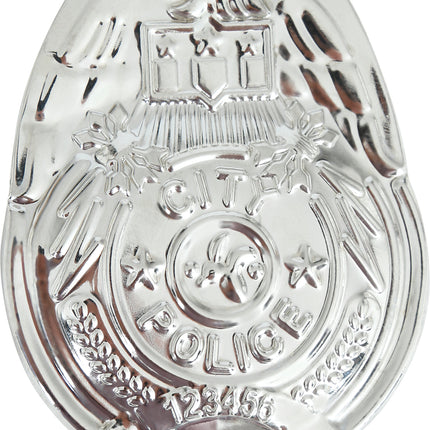 Polizeiabzeichen Silber 7cm
