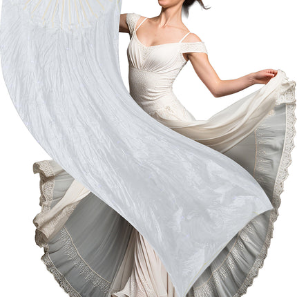 Weißer Ventilator mit Multifunktions-LED 75x150 cm