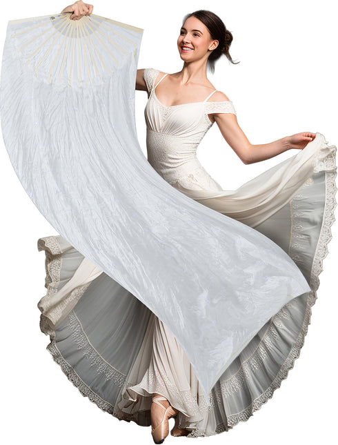 Weißer Ventilator mit Multifunktions-LED 75x150 cm