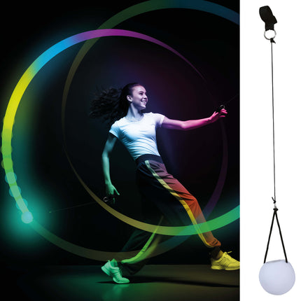 Mehrfarbiger Tanzball mit Led 7 cm