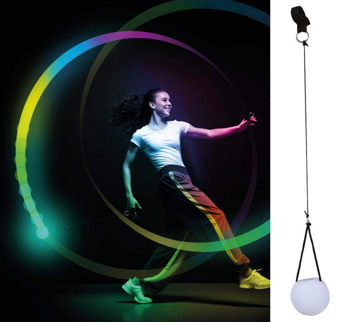 Mehrfarbiger Tanzball mit Led 7 cm