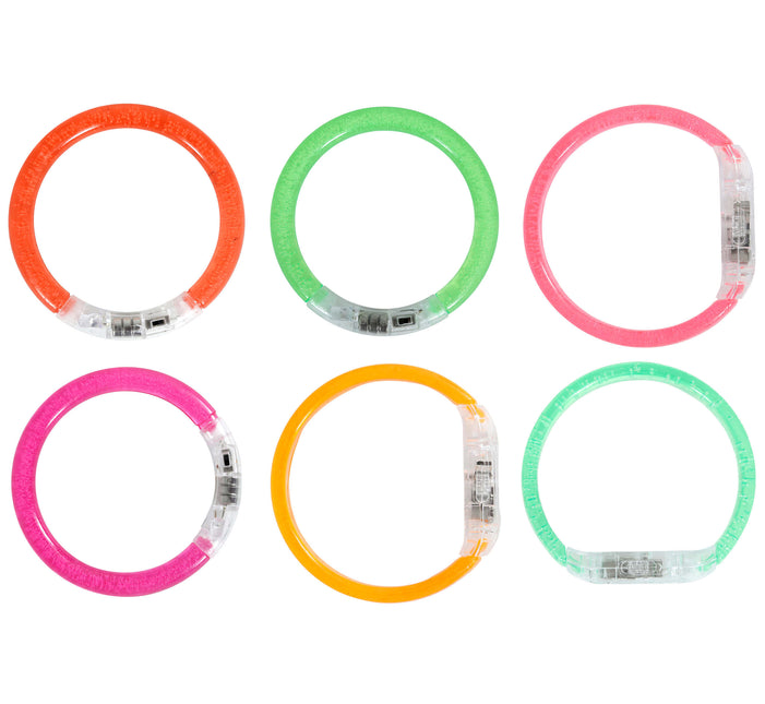 Bunte Armbänder Glow In The Dark 8cm 4 Stück