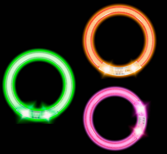Bunte Armbänder Glow In The Dark 8cm 4 Stück