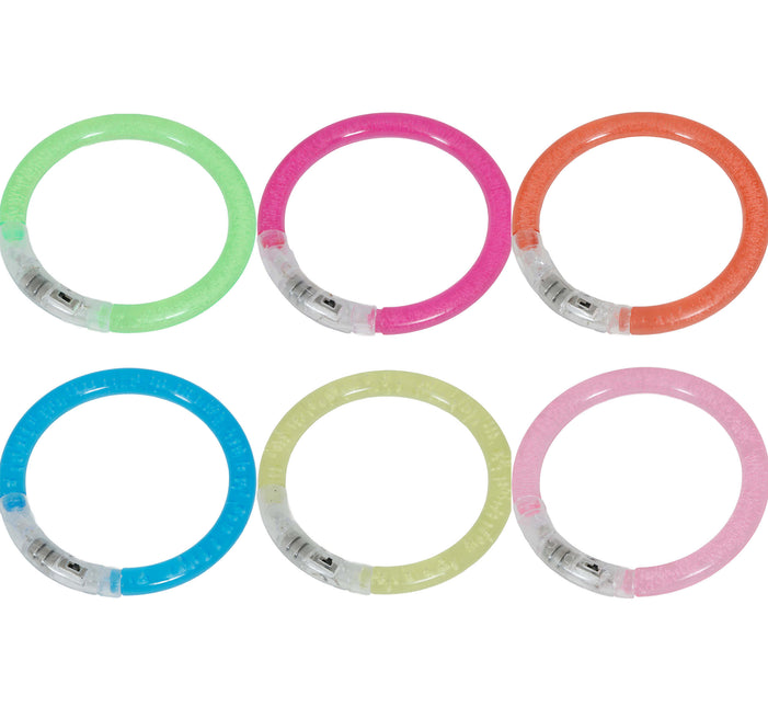 Bunte Armbänder Glow In The Dark 8cm 4 Stück