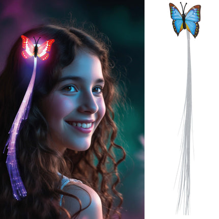 33 cm Glasfaser, led, Büschel mit Schmetterling